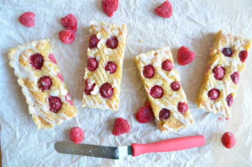 Raspberry and Frangipane Tart with Lemon Drizzle