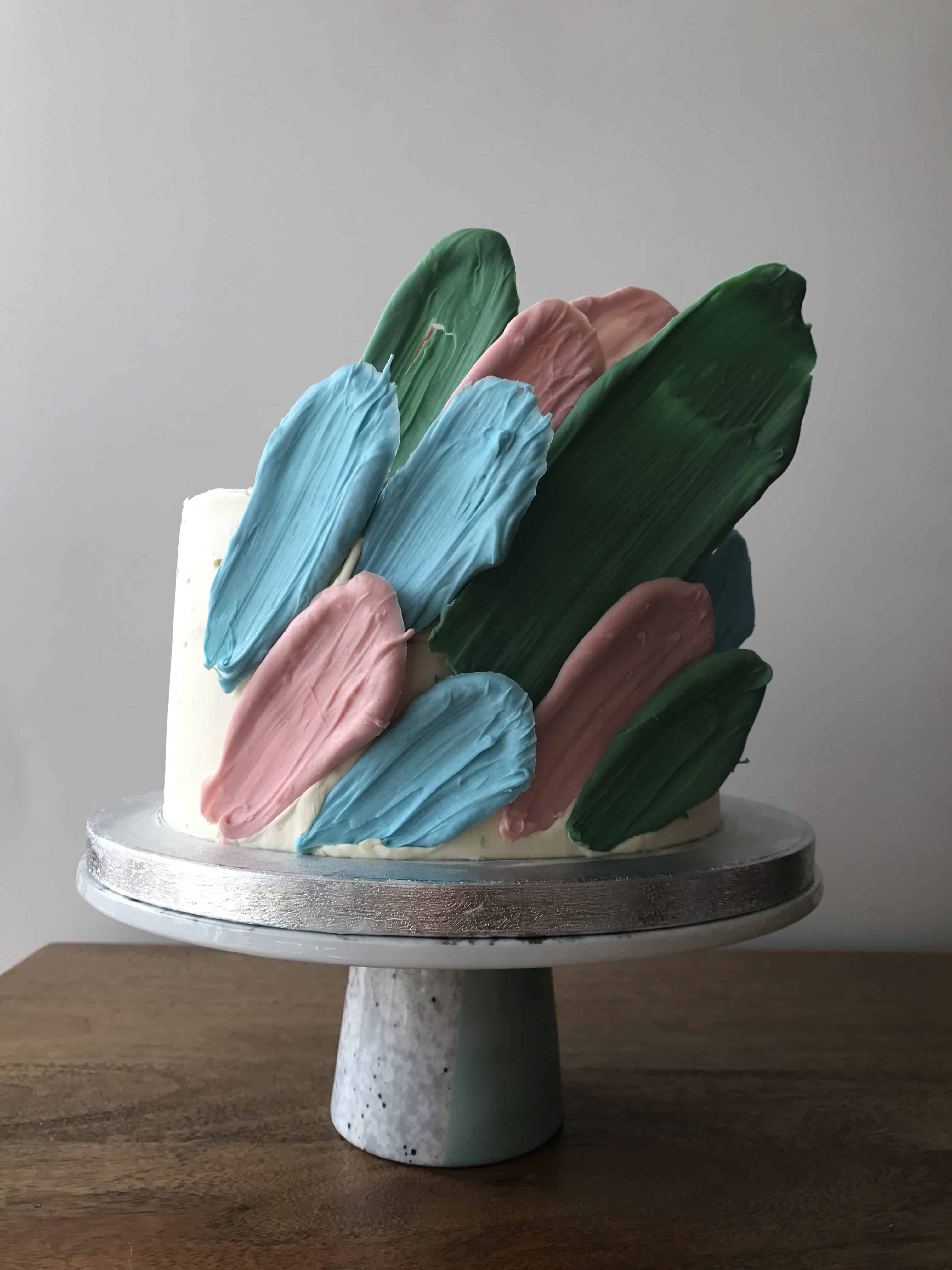 brushstroke layer cake