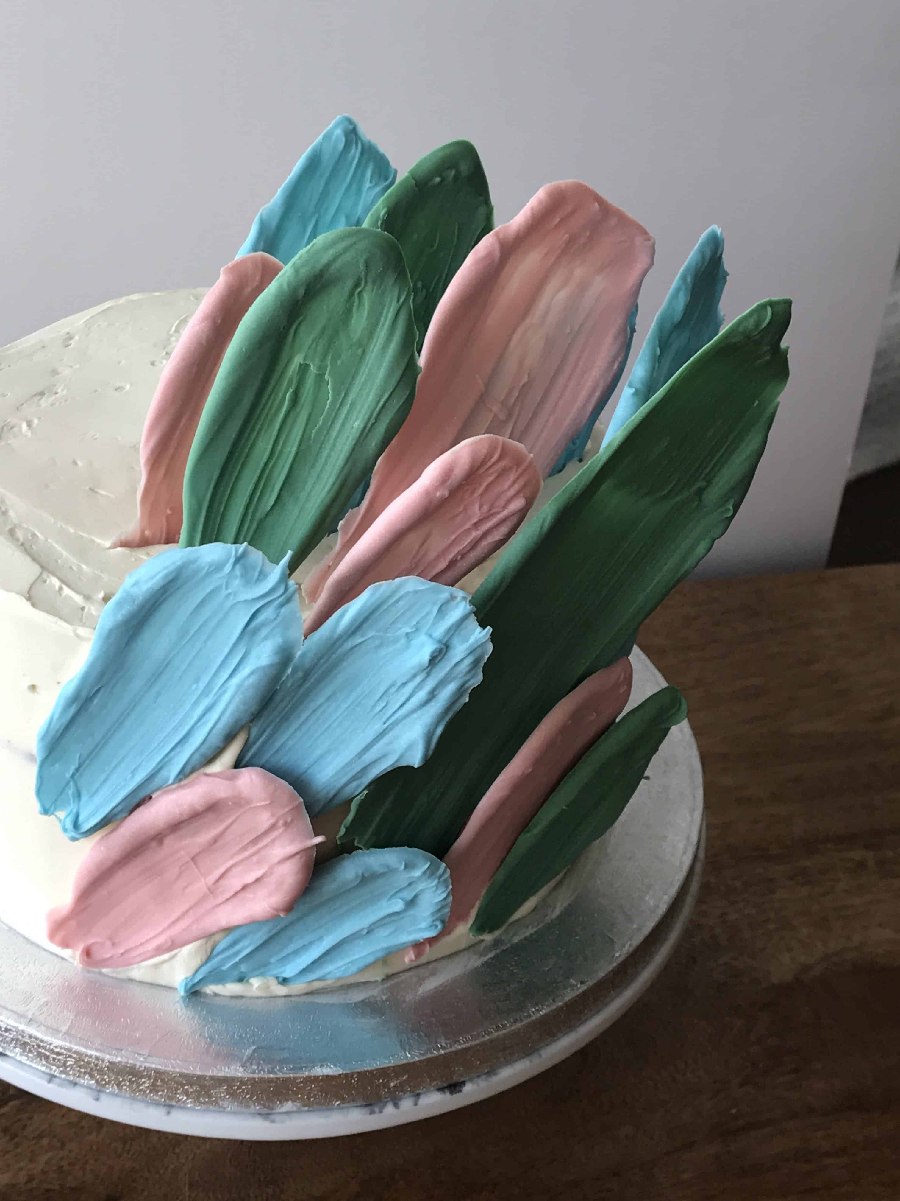 brushstroke layer cake