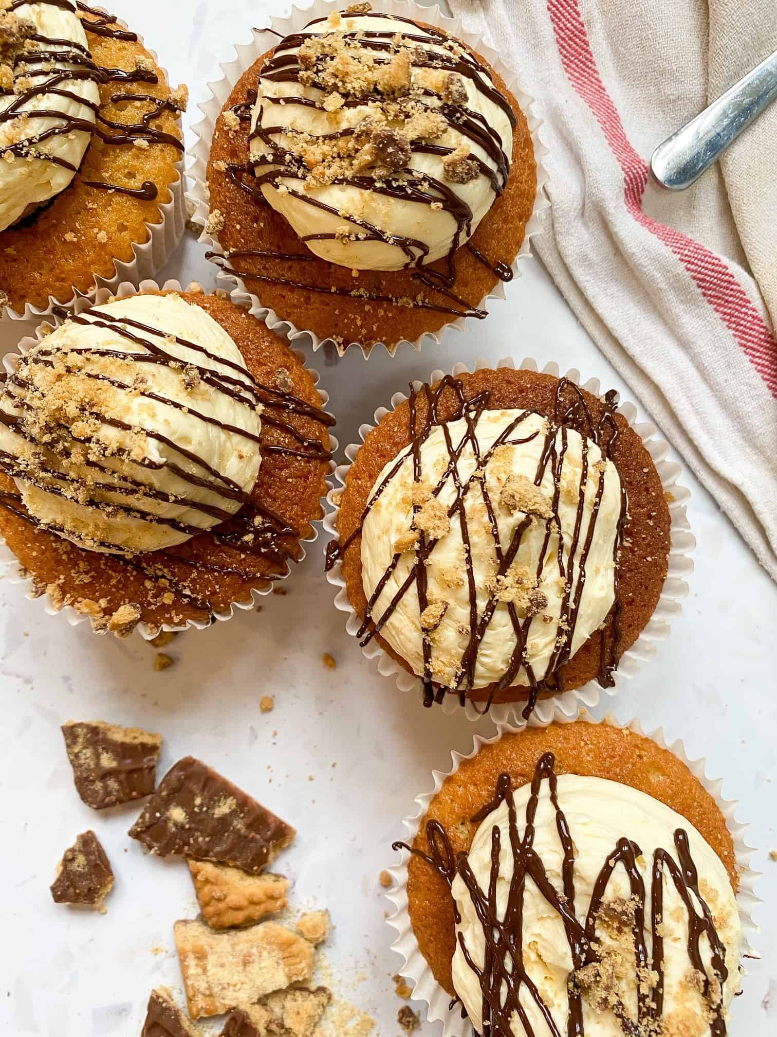 Chocolate Malted Milk Cupcakes Baking with Aimee.