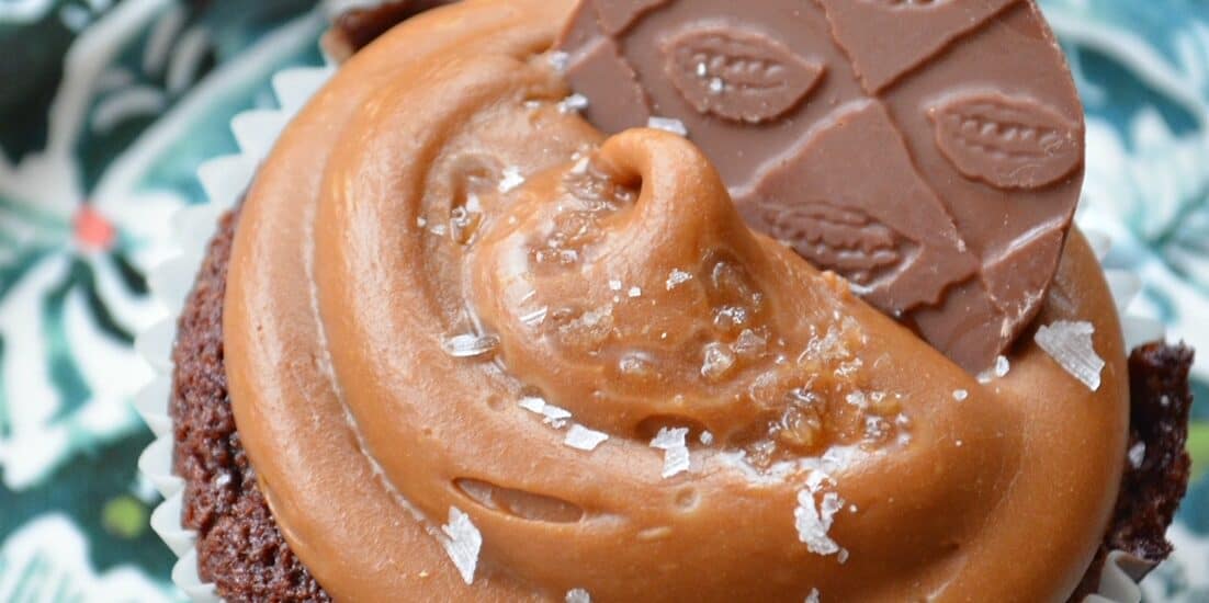Salted Caramel & Chocolate Cupcakes