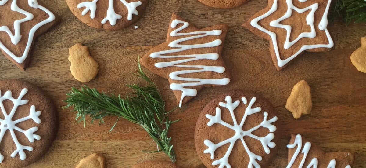 Iced Gingerbread Biscuits