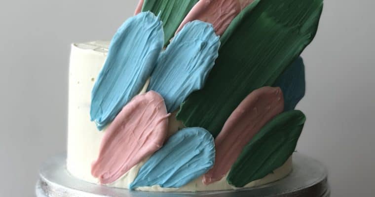 Brushstroke Layer Cake