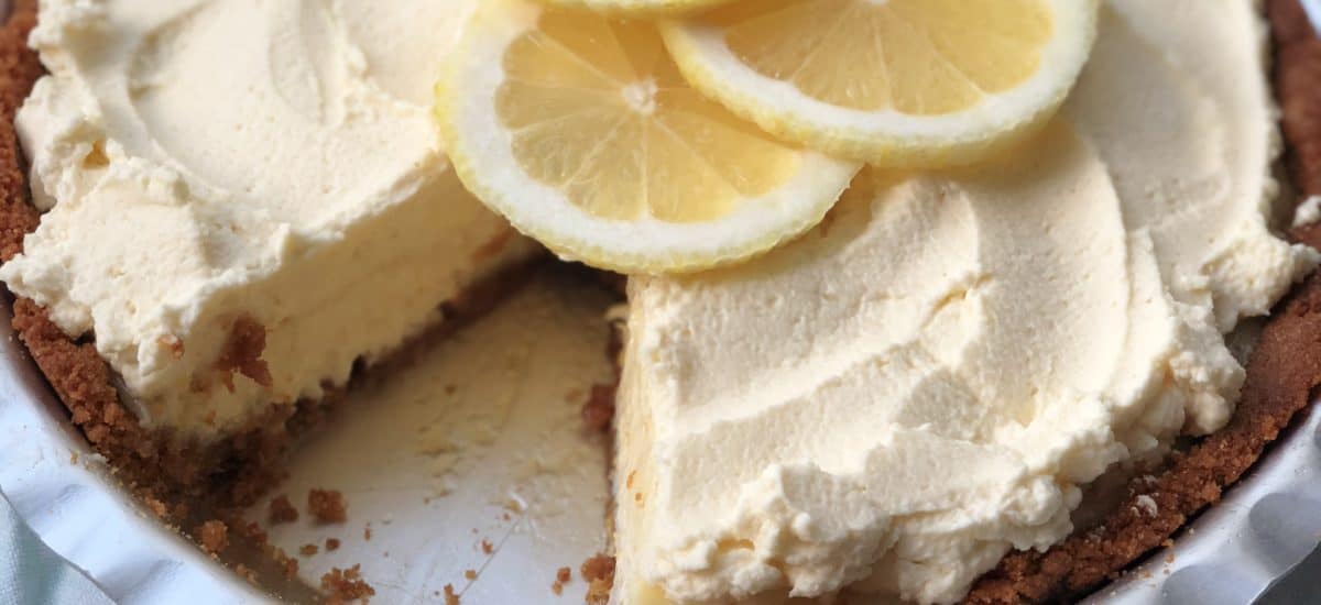 Lemon Cream Gingernut Pie