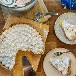 passionfruit meringue tart