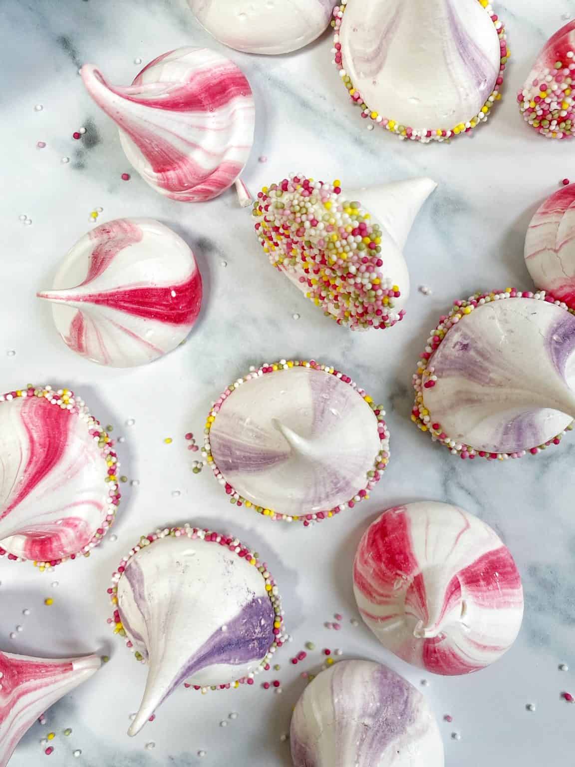 Sprinkle Meringue Kisses Baking with Aimee.