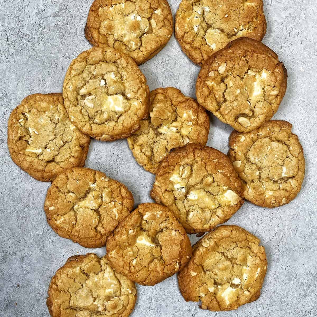 White Chocolate Cashew Cookies Baking with Aimee.