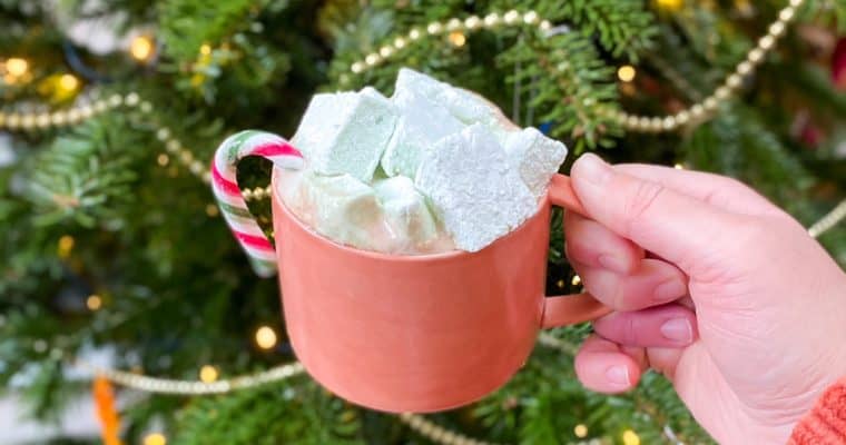 Edible Christmas Gifts: Peppermint Marshmallows