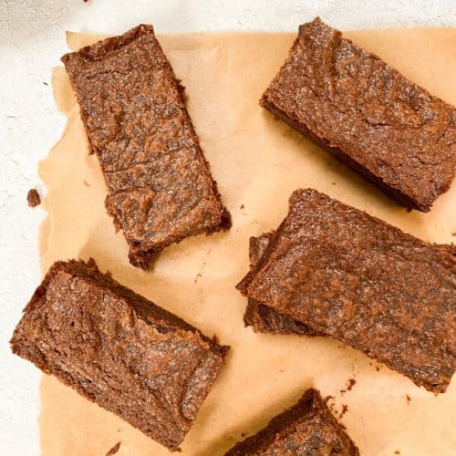 vegan rye brownies