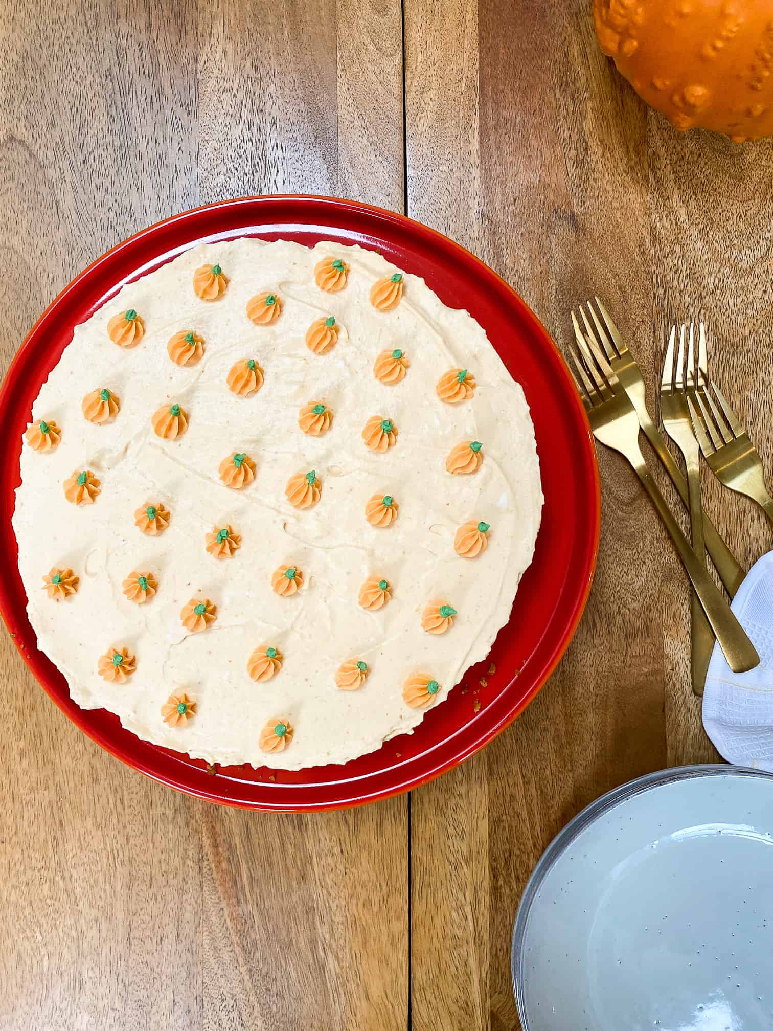Vegan No-Bake Easy Pumpkin Cheesecake