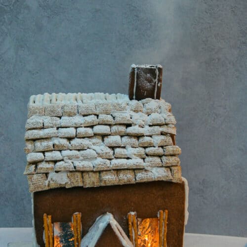how to make a gingerbread christmas cottage
