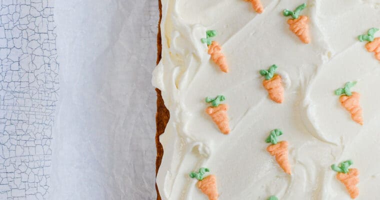 Easter Carrot Cake Traybake