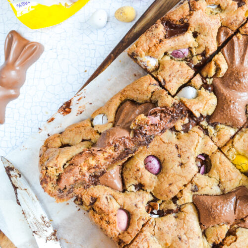 easter chocolate cookie bars