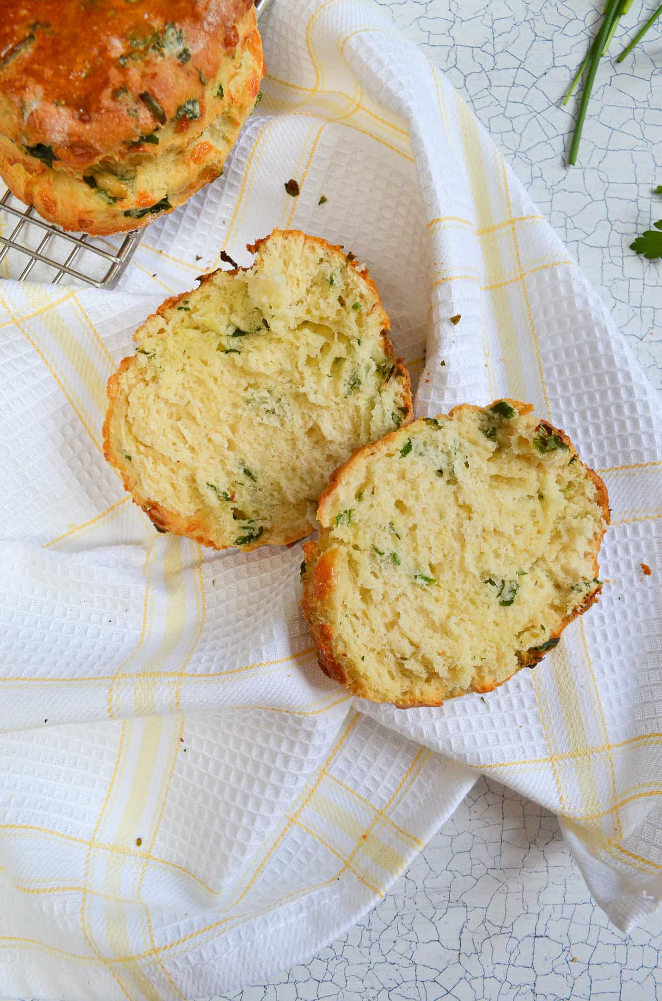 herby cheese scones