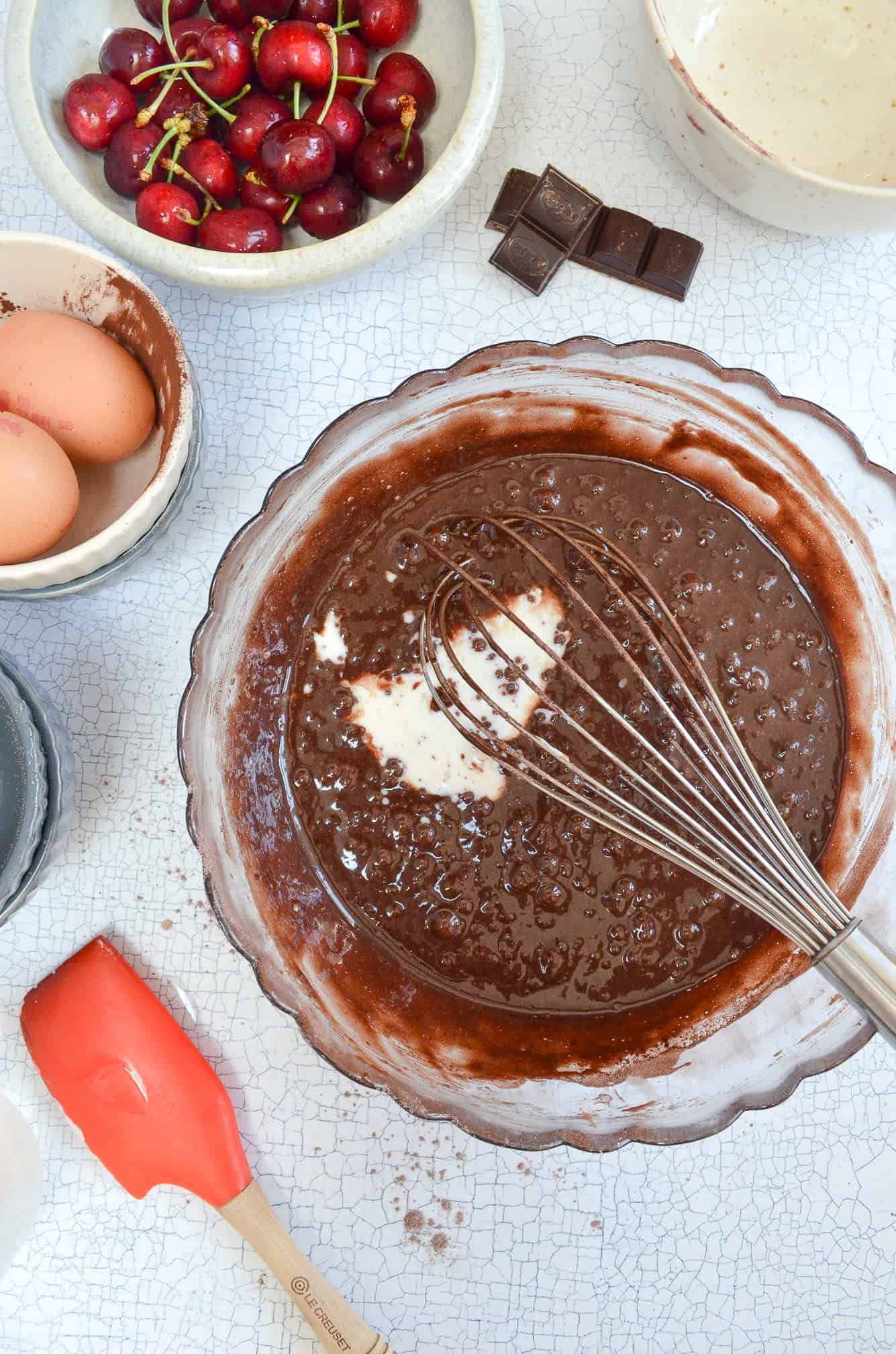 chocolate cupcake batter